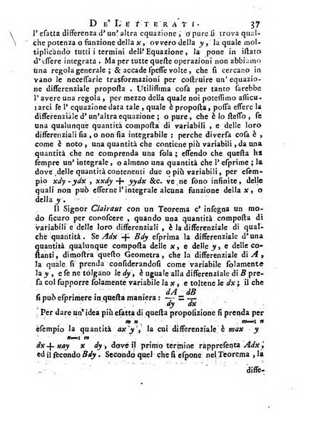 Giornale de'letterati per l'anno ... pubblicato col titolo di Novelle letterarie oltramontane