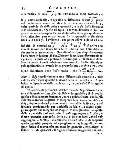 Giornale de'letterati per l'anno ... pubblicato col titolo di Novelle letterarie oltramontane