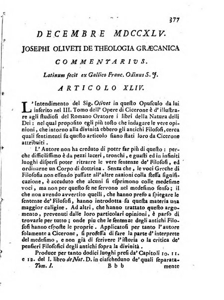 Giornale de'letterati per l'anno ... pubblicato col titolo di Novelle letterarie oltramontane