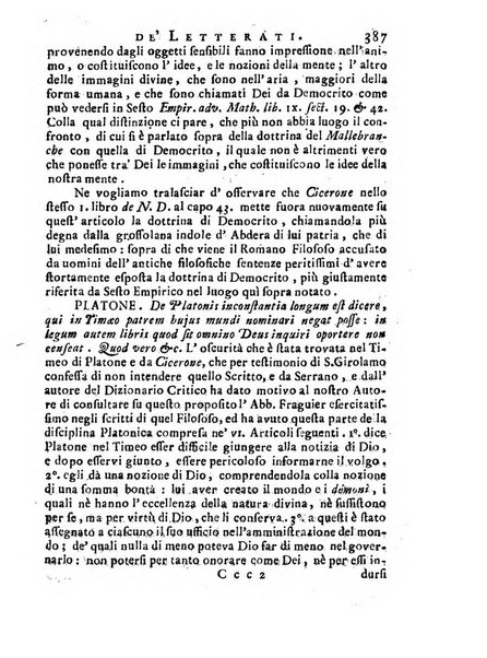 Giornale de'letterati per l'anno ... pubblicato col titolo di Novelle letterarie oltramontane