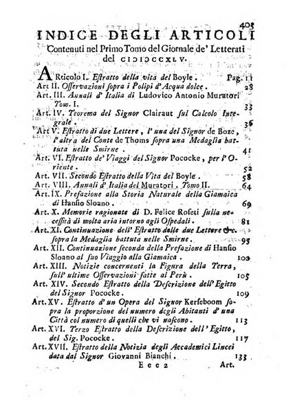 Giornale de'letterati per l'anno ... pubblicato col titolo di Novelle letterarie oltramontane