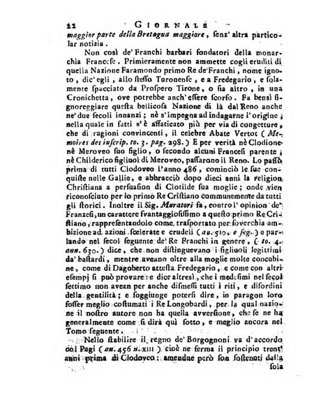 Giornale de'letterati per l'anno ... pubblicato col titolo di Novelle letterarie oltramontane