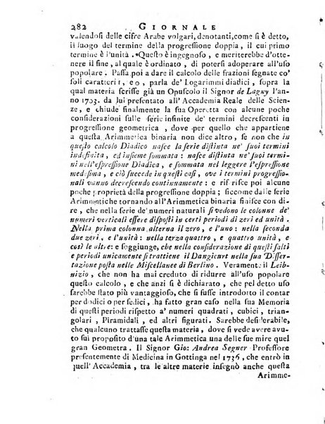 Giornale de'letterati per l'anno ... pubblicato col titolo di Novelle letterarie oltramontane