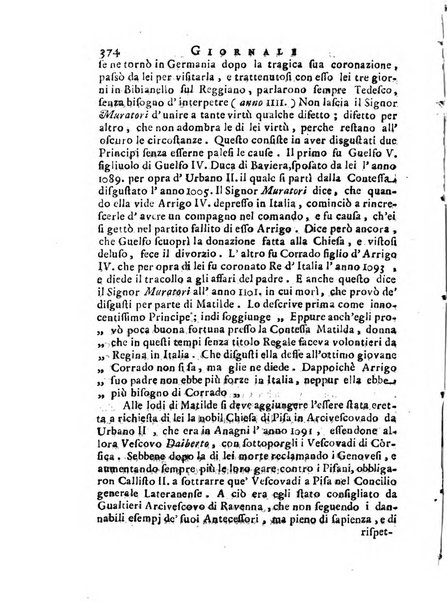 Giornale de'letterati per l'anno ... pubblicato col titolo di Novelle letterarie oltramontane