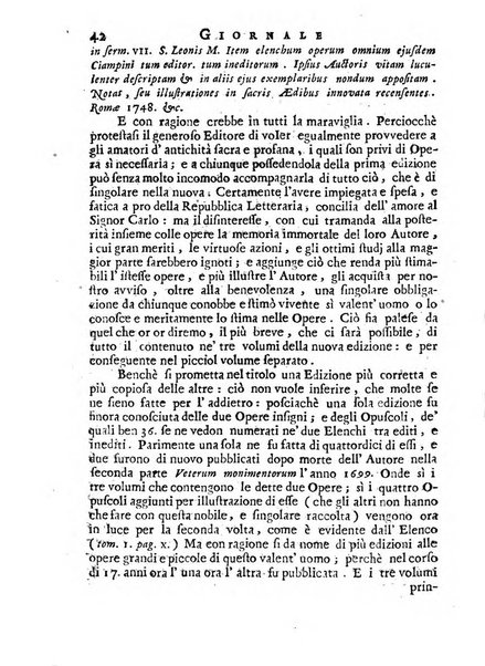 Giornale de'letterati per l'anno ... pubblicato col titolo di Novelle letterarie oltramontane