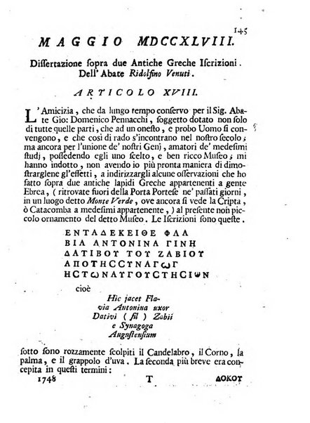 Giornale de'letterati per l'anno ... pubblicato col titolo di Novelle letterarie oltramontane