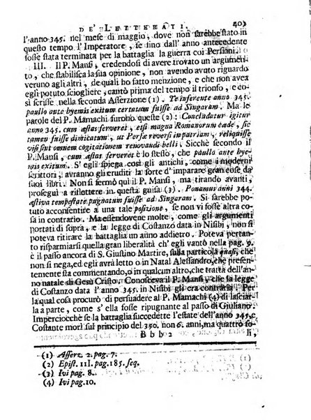 Giornale de'letterati per l'anno ... pubblicato col titolo di Novelle letterarie oltramontane