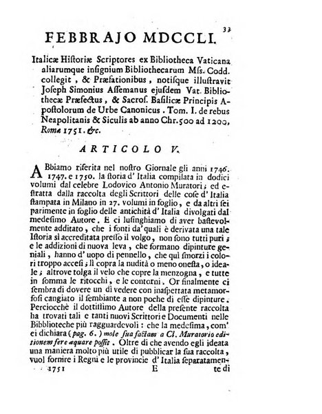 Giornale de'letterati per l'anno ... pubblicato col titolo di Novelle letterarie oltramontane