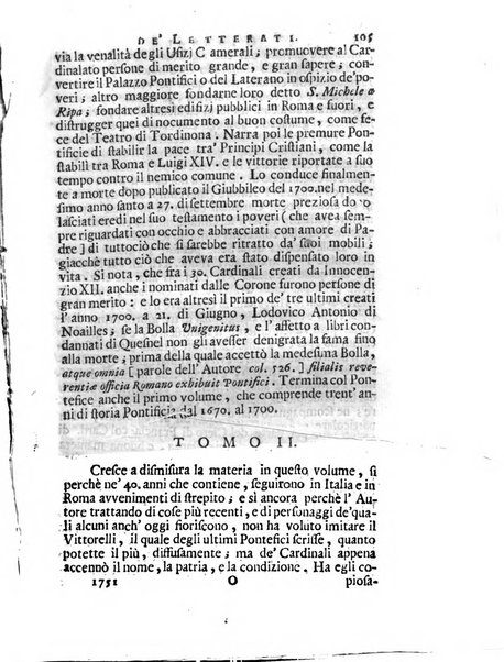 Giornale de'letterati per l'anno ... pubblicato col titolo di Novelle letterarie oltramontane