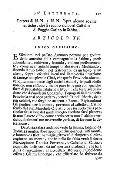 Giornale de'letterati per l'anno ... pubblicato col titolo di Novelle letterarie oltramontane