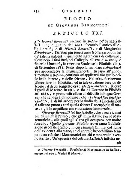 Giornale de'letterati per l'anno ... pubblicato col titolo di Novelle letterarie oltramontane