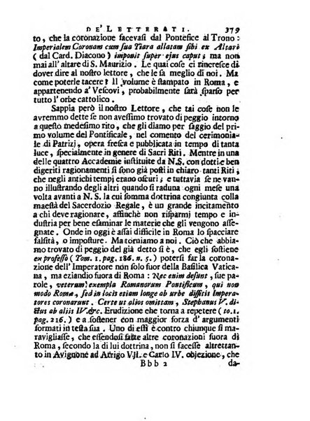 Giornale de'letterati per l'anno ... pubblicato col titolo di Novelle letterarie oltramontane