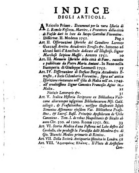 Giornale de'letterati per l'anno ... pubblicato col titolo di Novelle letterarie oltramontane