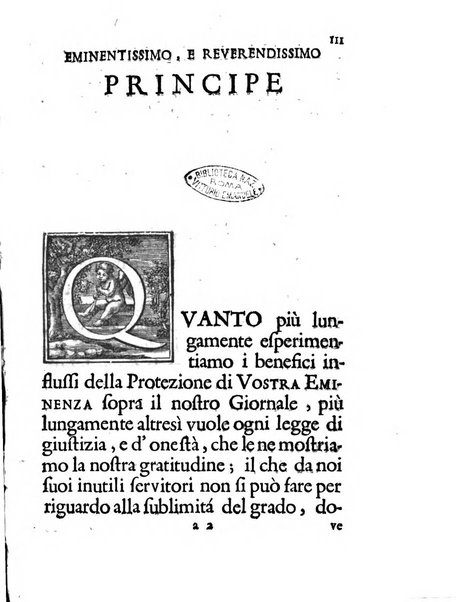 Giornale de'letterati per l'anno ... pubblicato col titolo di Novelle letterarie oltramontane