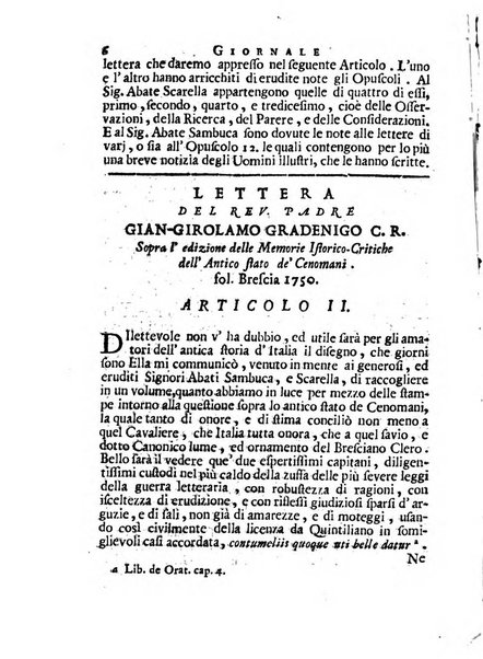 Giornale de'letterati per l'anno ... pubblicato col titolo di Novelle letterarie oltramontane