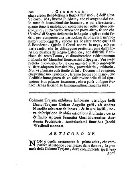 Giornale de'letterati per l'anno ... pubblicato col titolo di Novelle letterarie oltramontane