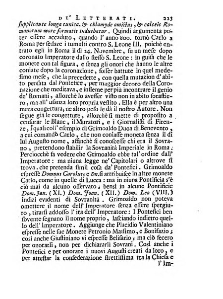 Giornale de'letterati per l'anno ... pubblicato col titolo di Novelle letterarie oltramontane