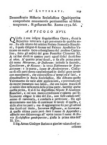 Giornale de'letterati per l'anno ... pubblicato col titolo di Novelle letterarie oltramontane