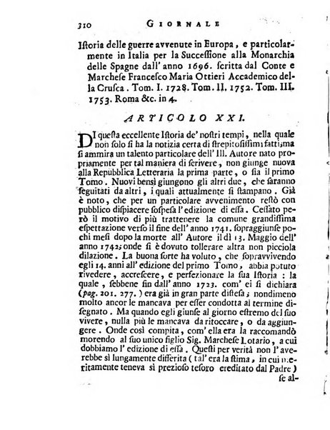 Giornale de'letterati per l'anno ... pubblicato col titolo di Novelle letterarie oltramontane