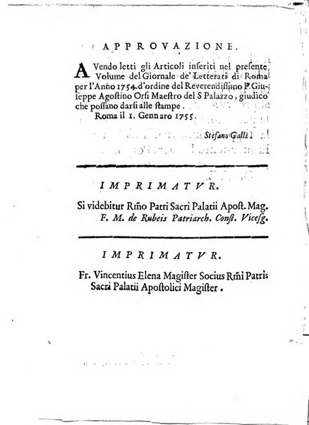 Giornale de'letterati per l'anno ... pubblicato col titolo di Novelle letterarie oltramontane