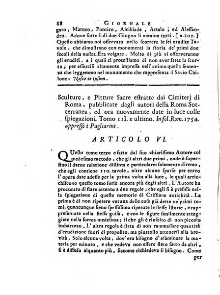 Giornale de'letterati per l'anno ... pubblicato col titolo di Novelle letterarie oltramontane