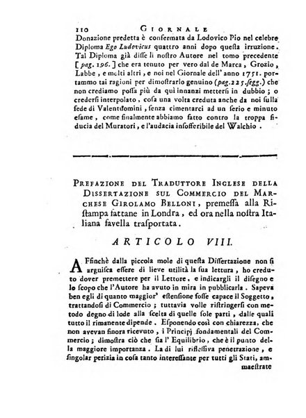 Giornale de'letterati per l'anno ... pubblicato col titolo di Novelle letterarie oltramontane