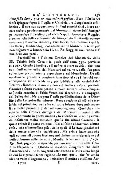 Giornale de'letterati per l'anno ... pubblicato col titolo di Novelle letterarie oltramontane