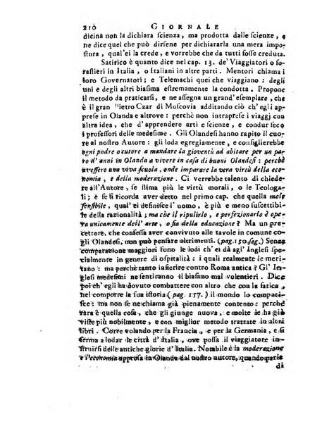 Giornale de'letterati per l'anno ... pubblicato col titolo di Novelle letterarie oltramontane