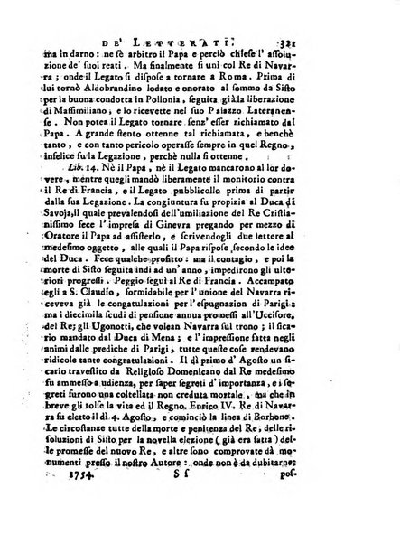 Giornale de'letterati per l'anno ... pubblicato col titolo di Novelle letterarie oltramontane