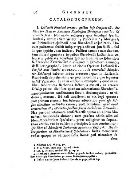 Giornale de'letterati per l'anno ... pubblicato col titolo di Novelle letterarie oltramontane