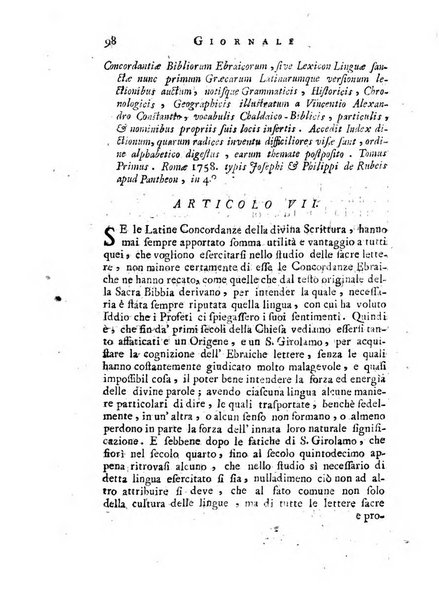 Giornale de'letterati per l'anno ... pubblicato col titolo di Novelle letterarie oltramontane