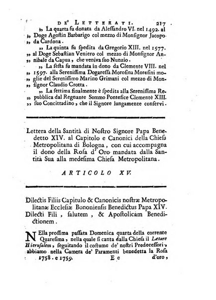 Giornale de'letterati per l'anno ... pubblicato col titolo di Novelle letterarie oltramontane