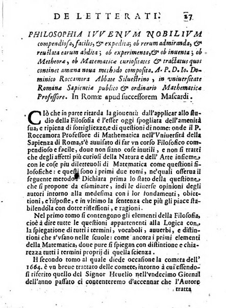 Il giornale de letterati