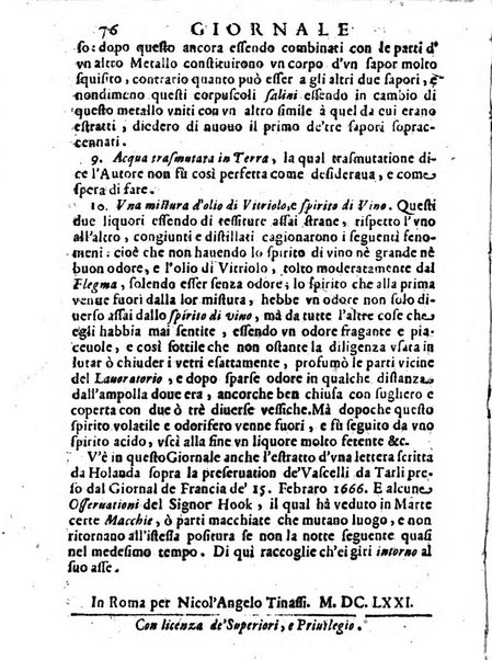 Il giornale de letterati