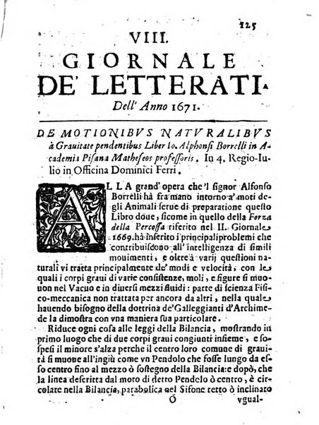 Il giornale de letterati