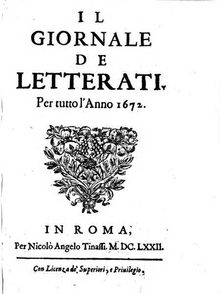 Il giornale de letterati