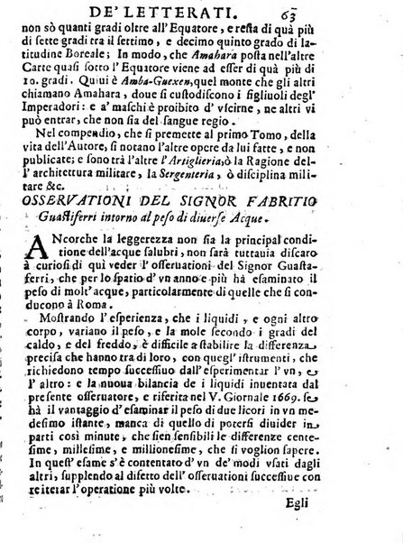 Il giornale de letterati