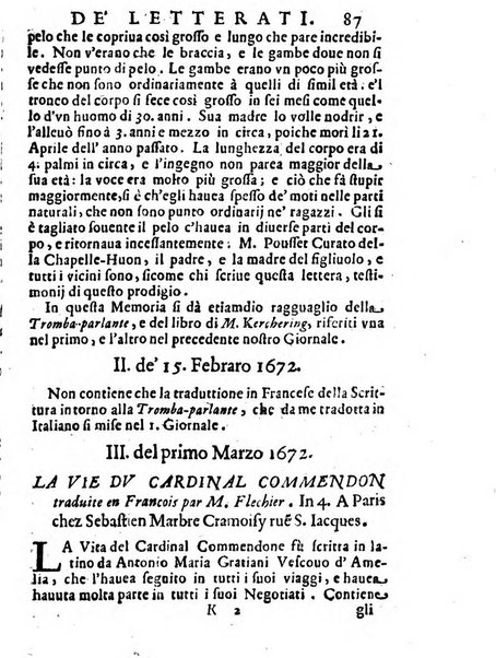 Il giornale de letterati