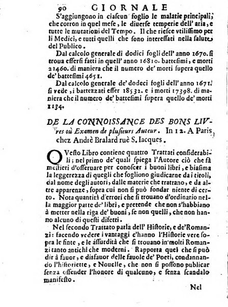 Il giornale de letterati