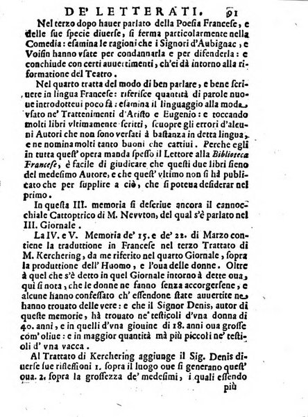 Il giornale de letterati