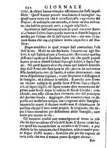 Il giornale de letterati