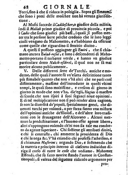 Il giornale de letterati