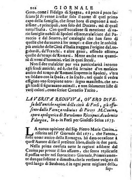 Il giornale de letterati