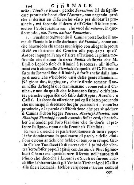 Il giornale de letterati