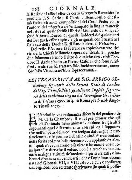 Il giornale de letterati