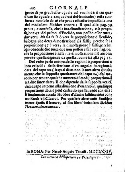 Il giornale de letterati