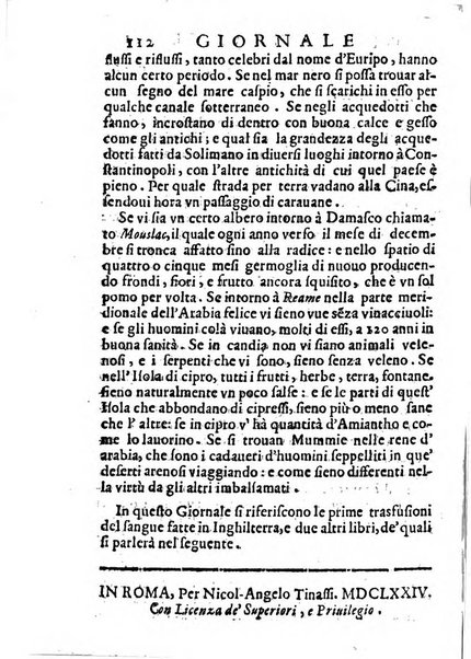 Il giornale de letterati