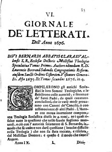 Il giornale de letterati