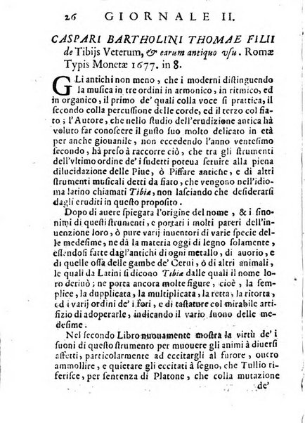 Il giornale de letterati