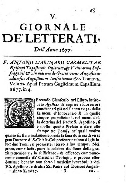 Il giornale de letterati